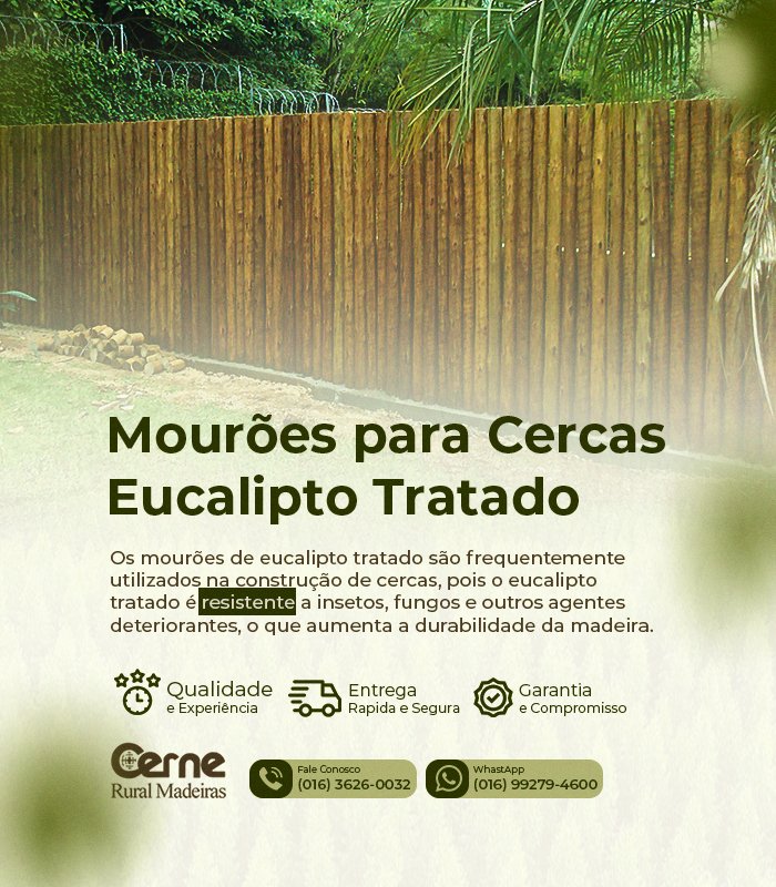 Mourão Eucalipto Tratado Ribeirão Preto