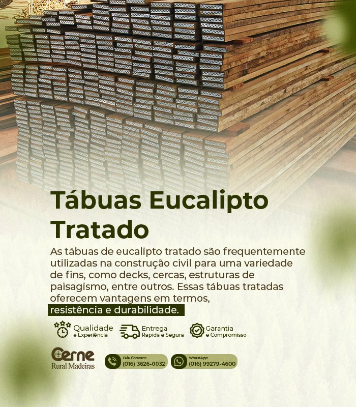 Tábuas-Eucalipto-Tratado-Ribeirão-Preto